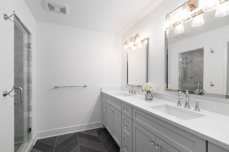 Contemporary Bathroom Upgrade with Double Vanity
